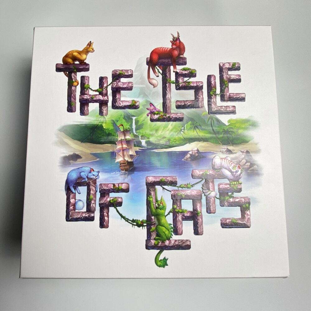 The Isle of Cats Board Game Open Box Never Used Complete